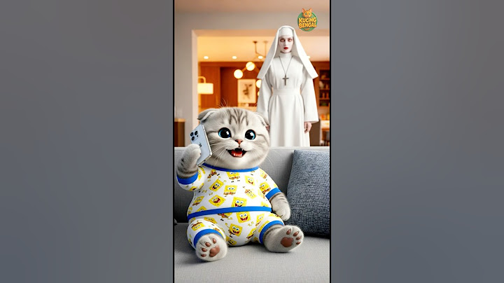 Dad comes home quickly, mom turns into a ghost #funny #cat #cartoon #comedy #catvideos #funnycats