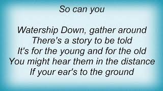 America - Watership Down Lyrics