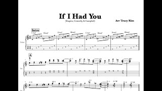 "If I Had You" for Easy Jazz Guitar (Free Tutorial Lesson with Tabs) chords