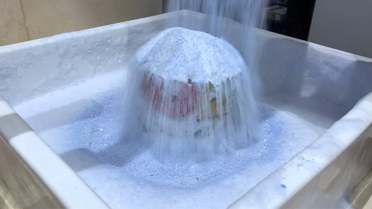 I LOVE THIS! It's like squeezing fluffy foamy clouds!!! ☁️💜- sponge ASMR