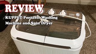 Kuppet Portable Washing Machine And Spin Dryer 2021 Review