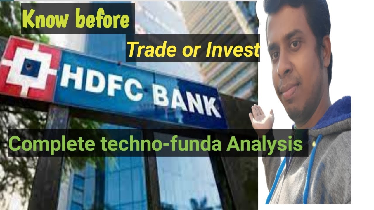 How to invest or Trade Hdfc Bank  techno-funda Analysis | stock market for beginners | for Bangla