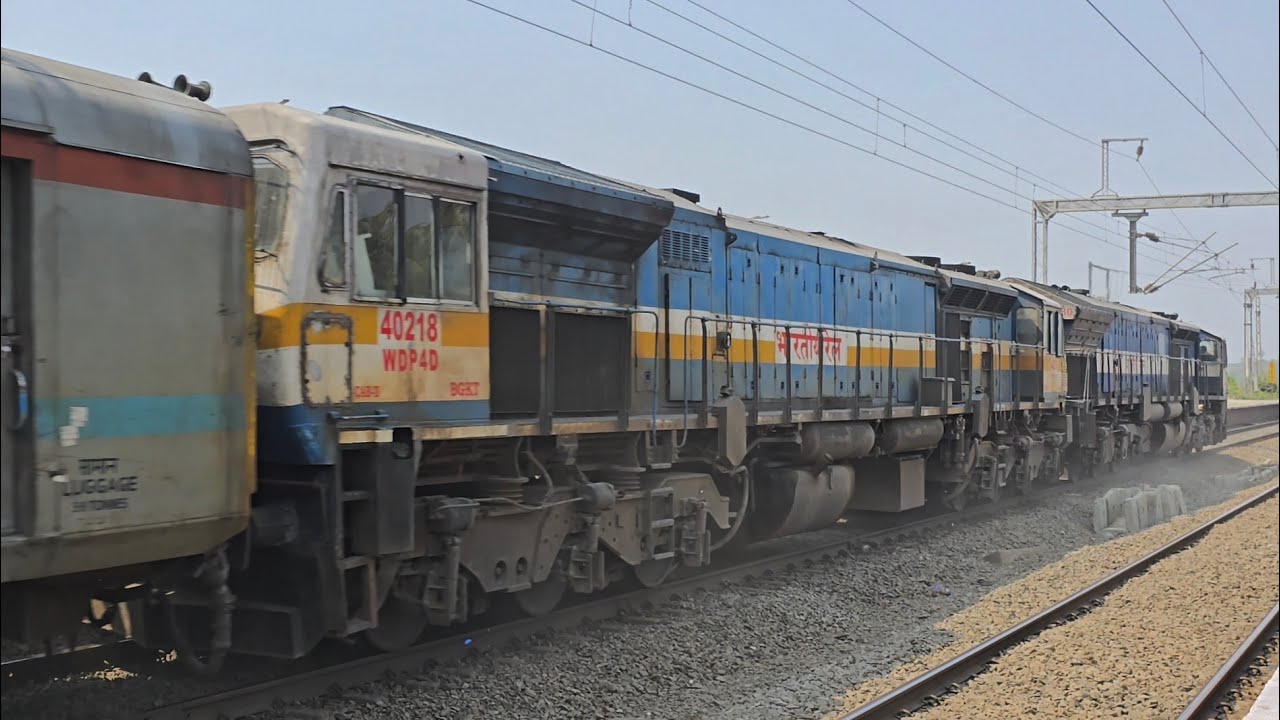 [PART-123]HIGH-SPEED ACTION OF ELECTRIC AND DEISEL LOCOMOTIVE AT DAY AND NIGHT 