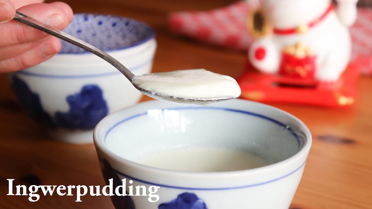 Ingwer Pudding Zubereitung (ginger milk pudding recipe)I Chinesisches ...