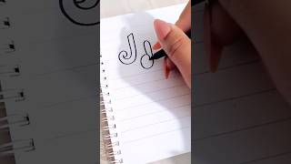 How to draw Bubble Letter J j #youtubeshorts #shorts