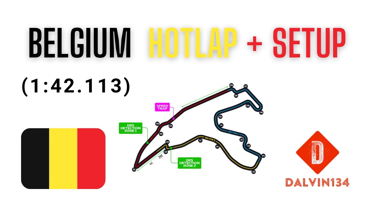 Belgium Hotlap + Setup + Explanation (