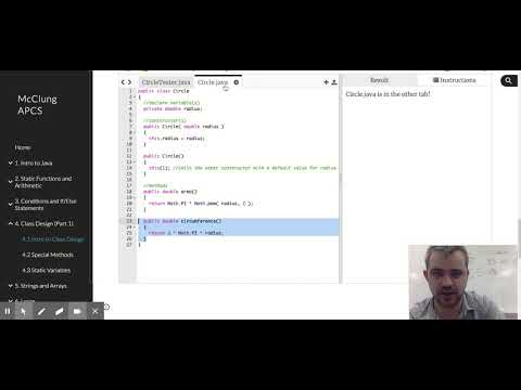 McClung APCS - 4.1.4 Instance (Non-Static) Methods