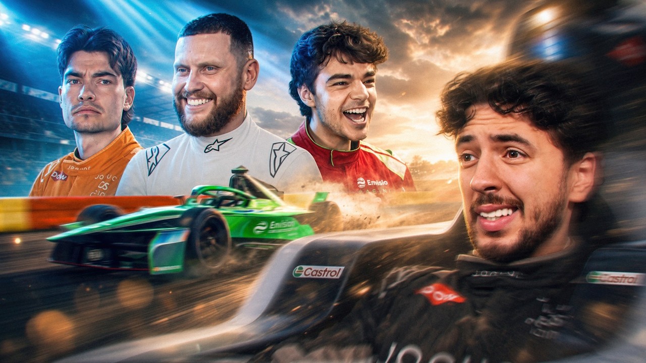 I Survived a YouTuber Formula E Race...