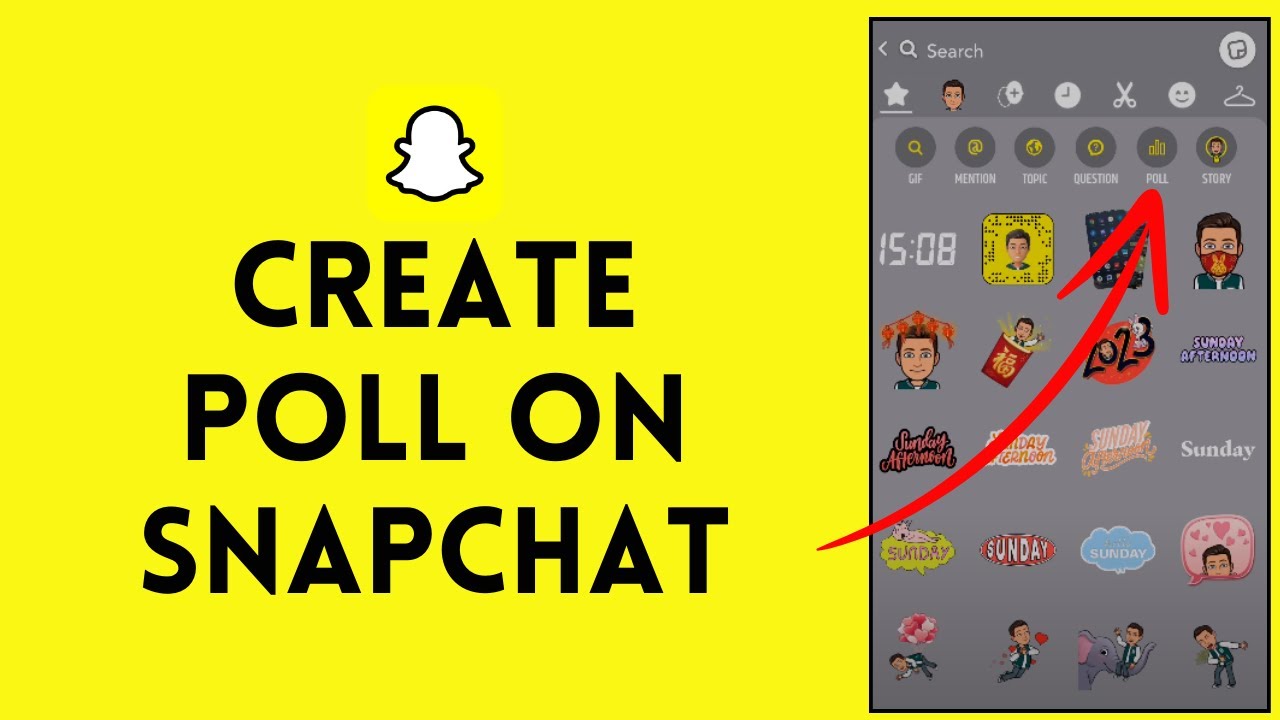 Snapchat Poll Feature How To Create Poll On Snapchat 2023 | Snapchat Tutorial (New Update ...