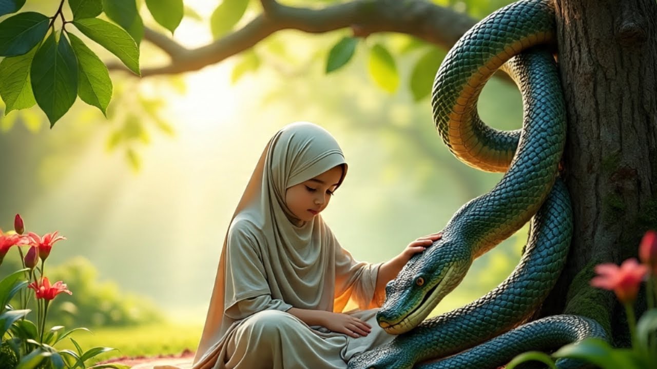 Bir Yılan Küçük Bir Kıza Aşık Oldu | İslami Hikaye | İbretlik Kıssa