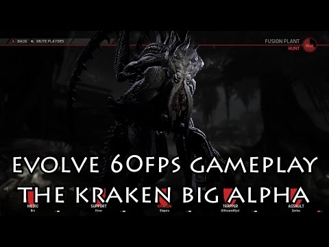 Evolve PC Big Alpha Kraken 60FPS Introduction and Gameplay
