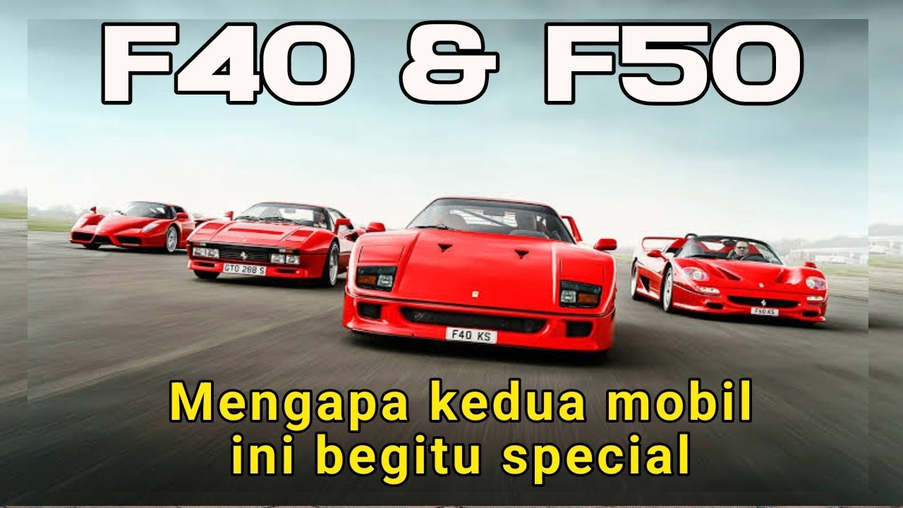 Duo Legenda Ferrari F40 dan F50 