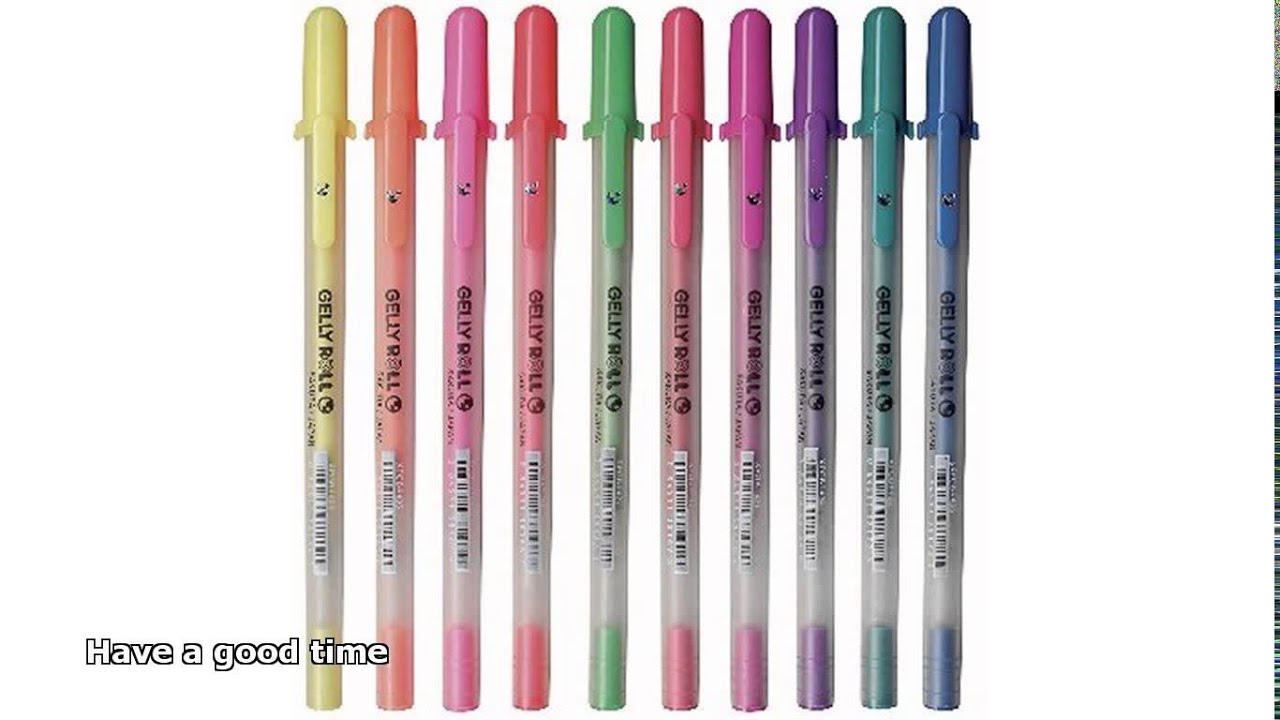 gelly roll pens YouTube