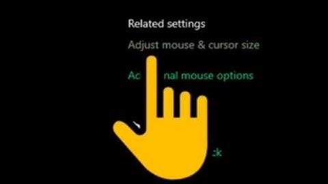 OBS: Large Mouse Cursor Size in Windows 10