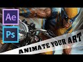 Animate Drawings with Photoshop and After Effects | Tutorial