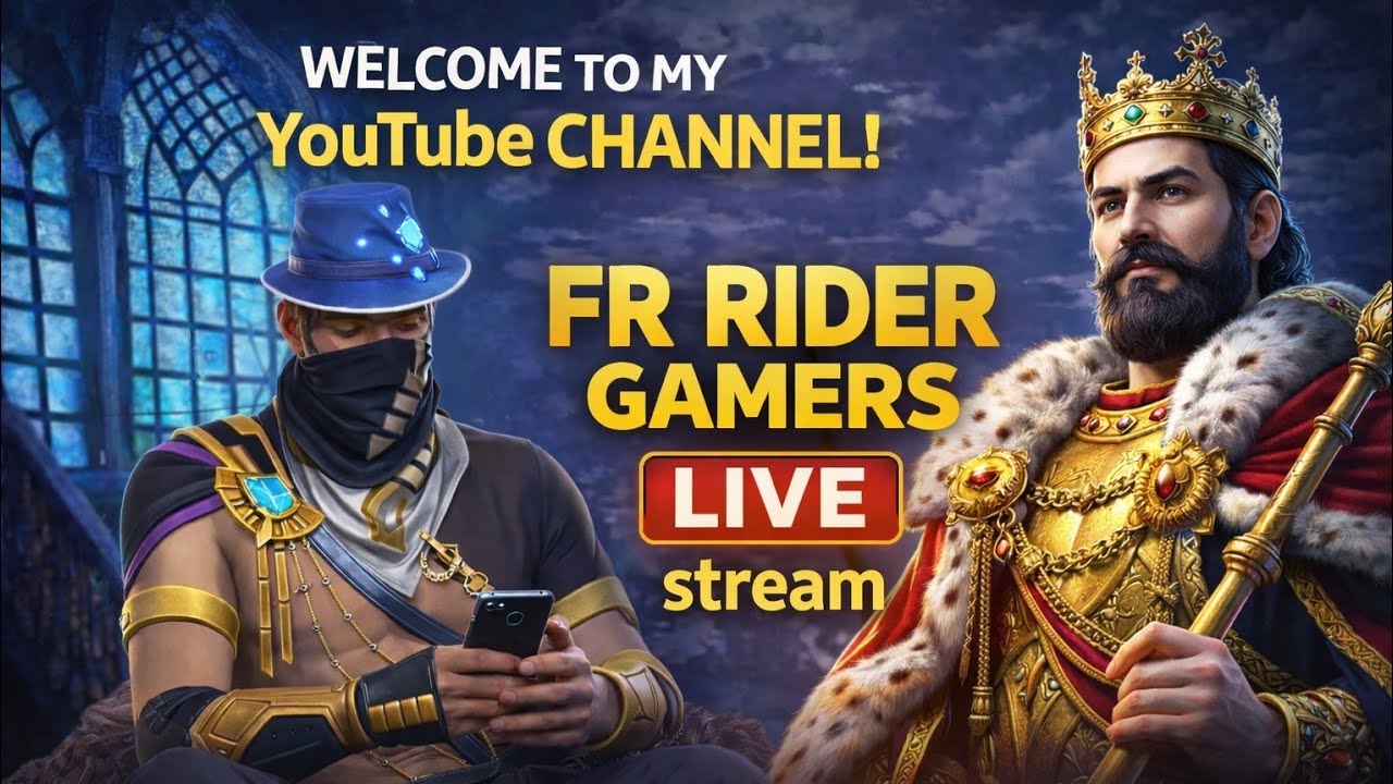 Live] 👑Fr RIDER GAMERS KHELEGA PHONE ME 🙃Garena Free Fire !!|#freefire ...