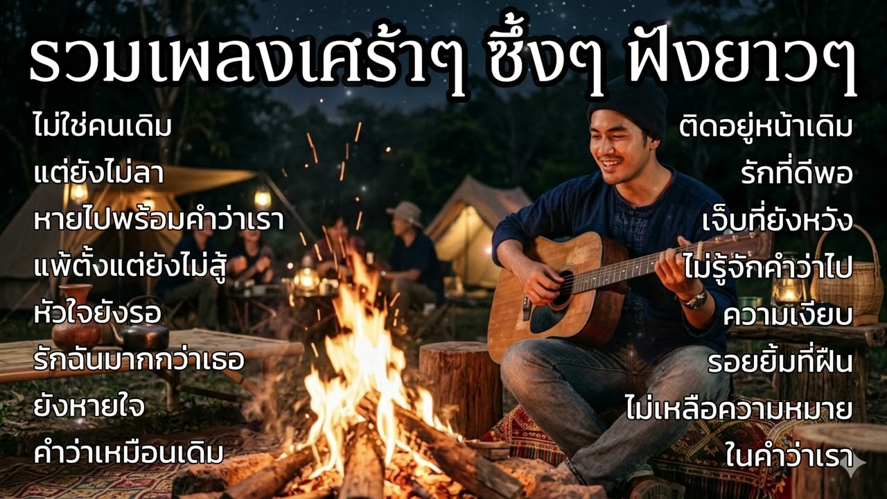 รวมเพลงเพราะๆ ใหม่ล่าสุด ฟังสบายๆ ฟังยาวๆ 2026,2025  เศร้าๆหวนนึกถึงความหลัง