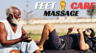 ASMR RELAXING FEET AND LEG MASSAGE FOR SLEEP BY BABA KALLU | FEET AND LEGS MASSAGE | STRESS RELIEF