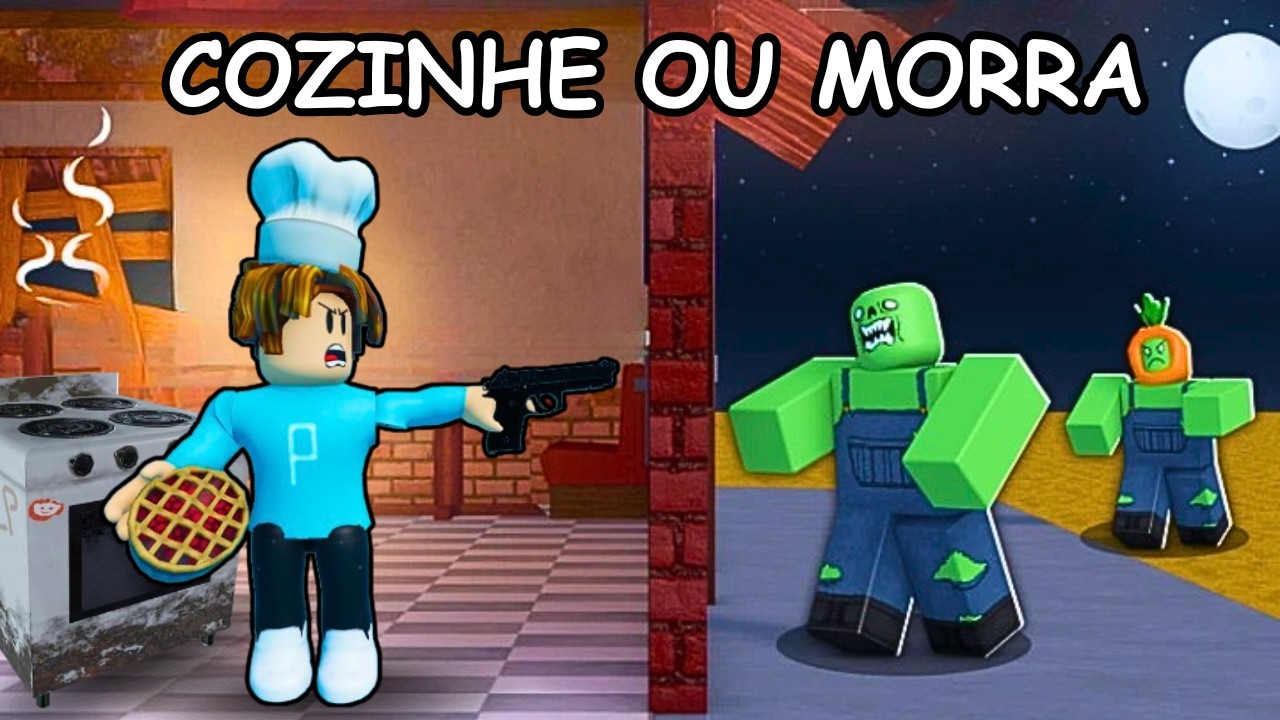 COZINHE OU MORRA no ROBLOX! 🧟‍♂️(Cook or Die)