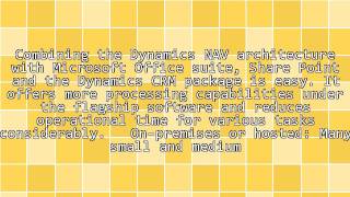 Famous Enabling Informed Decision Making With Microsoft Dynamics Navision Profile