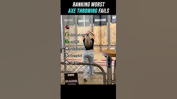 Ranking Worst Axe Throwing Fails