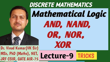 EN, NAND, OF, NOR, XOR | Waarheidstabellen | Voorbeelden van wiskundige logica | discrete wiskund...