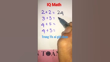 IQ Math | Tìm Quy Luật Cho Bài Toán IQ #shortvideo #toanhoc #đại_số #maths