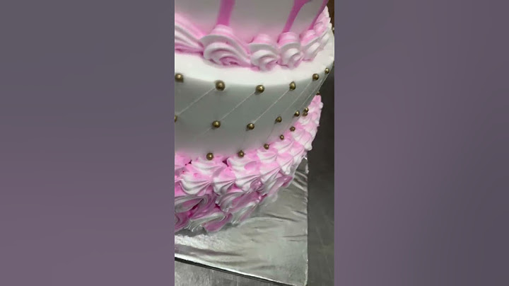 Pink cake l chocolate cake decorating ideas #shorts