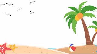 Animasi Bergerak di Pantai Cocok Untuk Media Pembelajaran No Copy Right #animasibergerak
