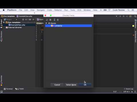 How to customise your Getter / Setter templates in PHPStorm