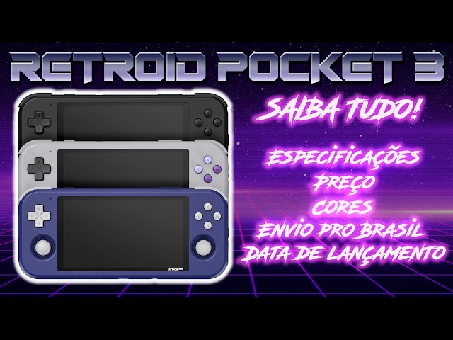 Retroid Pocket 3: SAIBA TUDO! Especificações, Preço, Cores, Data