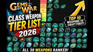 Gems of War CLASS WEAPON TIER LIST 2026 (Tier List Maker) ORDER TO GET IN Gems of War CLASS WEAPON TIER LIST 2026 (Tier List Maker) ORDER TO GET IN