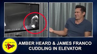 Video Shows Amber Heard & James Franco Cuddling in Elevator