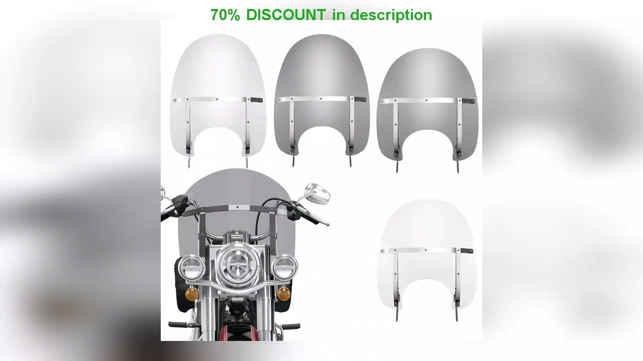 Why Everyone’s Talking About This Product! VINTGMT Motorcycle Windshield Motorcycle Windscreen Fit