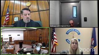 20210806250 Judge Aaron J  Gauthier 53rd Circuit Court proceedings, Judge Aaron J  Gauthier presidin