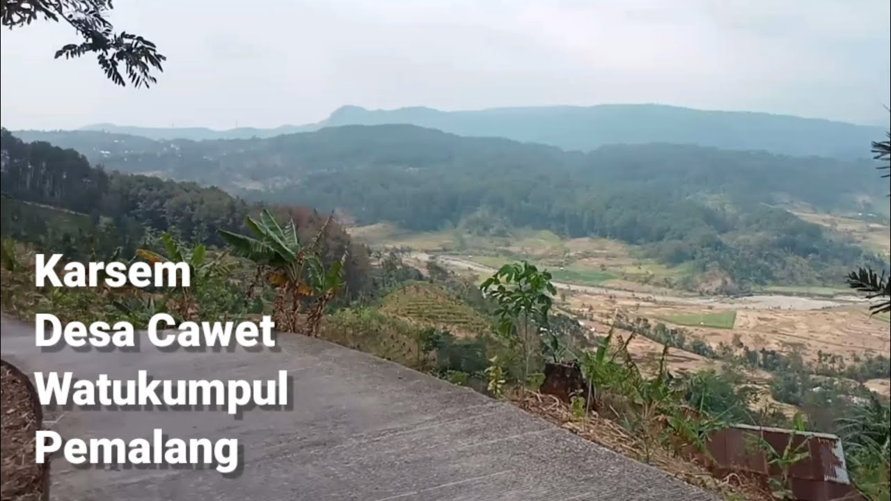 Menelusuri jalan Karangsempu desa Cawet Watukumpul | Agustus 2024