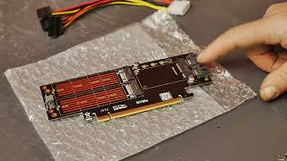 Adding a NVME PCI card to my Computer