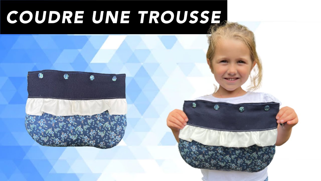 TUTO couture TROUSSE DE TOILETTE I facile, sans fermeture éclair 