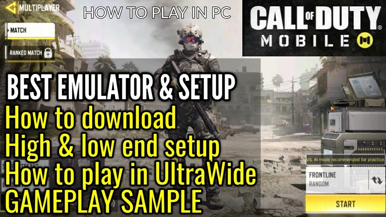 CALL OF DUTY MOBILE: Best emulator and setup for + play in UltraWide setup CALL OF DUTY MOBILE: Best emulator and setup for + play in UltraWide setup -