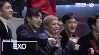 [2016MAMA x M2] EXO Reaction to Suzy&BaekHyun's performance