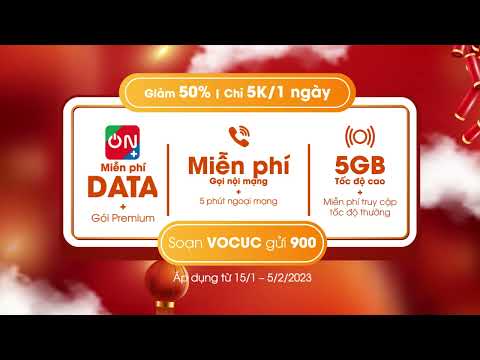 VTVcab | TẾT VÔ CỰC CÙNG ƯU ĐÃI "SIÊU THỰC" - 5.000 Đ/NGÀY