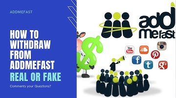 How to withdraw from addmefast and it is Real or Fraud. Addmefast withdraw Money. #LBLEarning