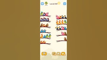 Bird Sort Colour GAMEPLAY LEVEL 161🔥Subscribe Channel@8-Bit games🔥