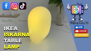 WatsNew I Ikea ISKARNA Head Table Lamp #satisfying #ikea #watsnewluma