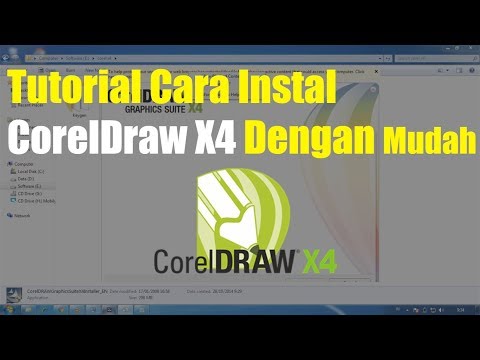 tutorial instal coreldraw x4 dengan mudah