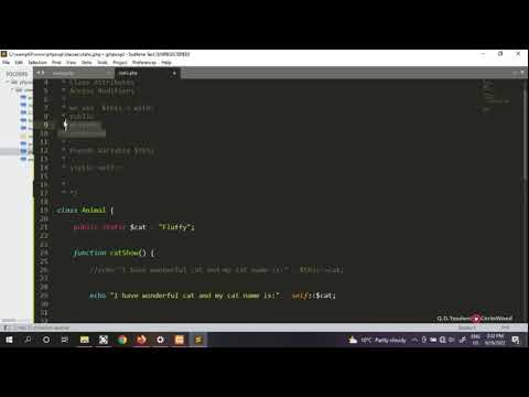 10. Understanding of Static Variables in PHP | How access Static Variables in PHP? | Learn PHP OOP