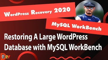 RESTORE A LARGE WORDPRESS DATABASE WITH WHEN PHPMYADMIN FAILS [2020]