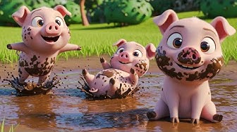 How Do the Three Little Pigs Play? The Three Little Pigs Nursery Rhymes Song ~ 3 Baby Piggy Bothe... thumbnail