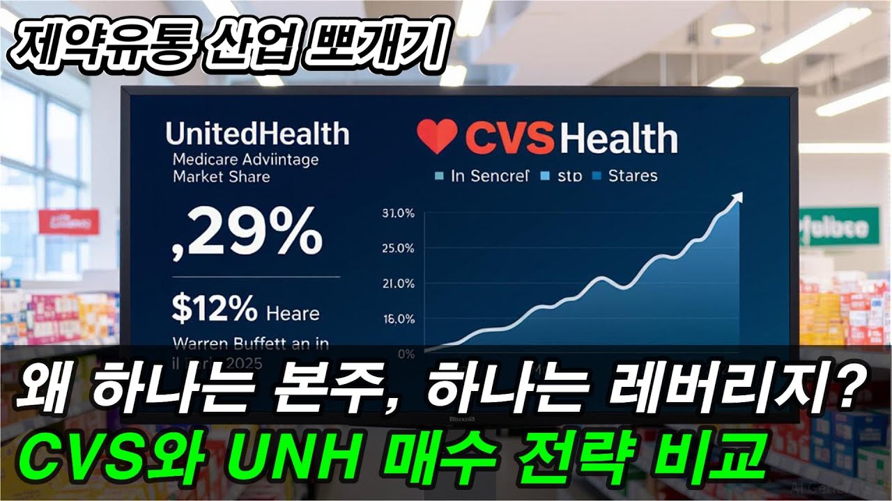 제약유통의 지배자, PBM 빅3 매수 전략 비교/분석 (ft. 유나이티드헬스, CVS, 시그나, UNH)