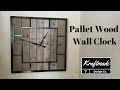 Building a Pallet Wood Clock - Kraftmade Building a Pallet Wood Clock - Kraftmade